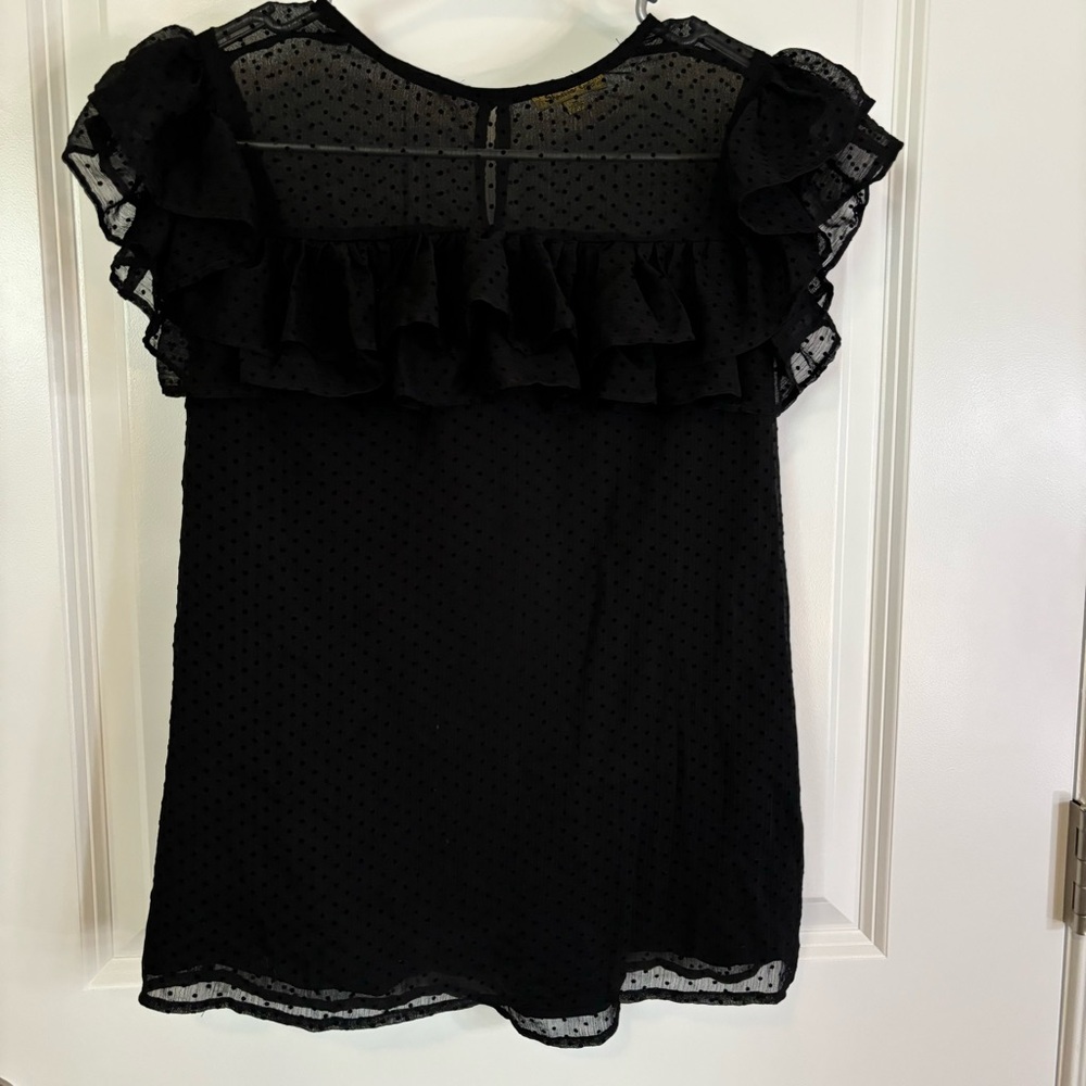 Black business casual top